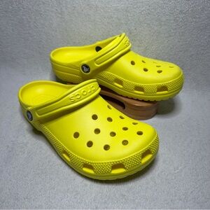 Classic CROCS Shoes - Bright Yellow M6/W8
